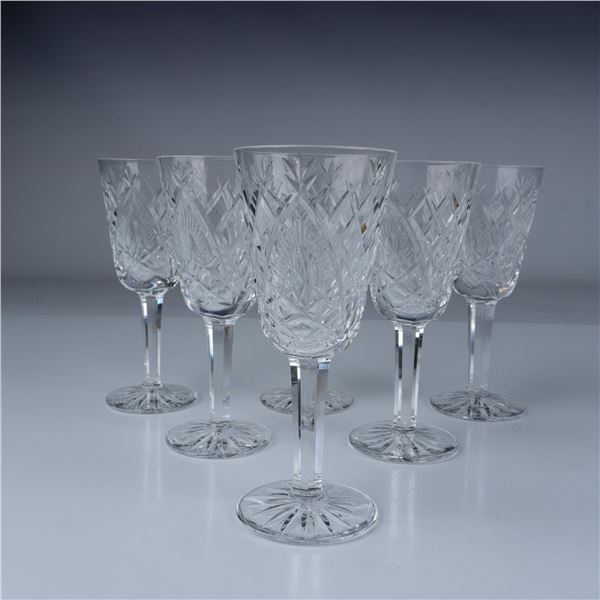 6pc Waterford Crystal Lismore Sherry Glass Set