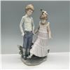Image 1 : Lladro Porcelain Figurine, One-Two-Three 01005426