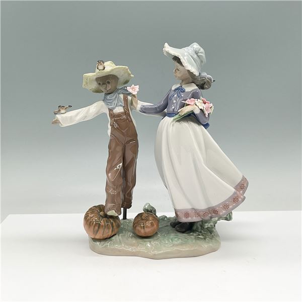 Lladro Porcelain Figurine, Scarecrow and the Lady 01005385