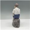 Image 2 : Bing & Grondahl Boy On A Rock Figurine