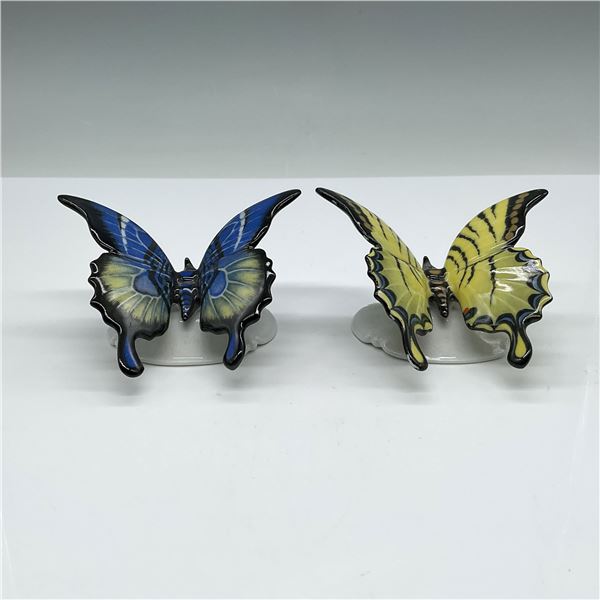 2pc Rosenthal Group Porcelain Butterfly Figurines