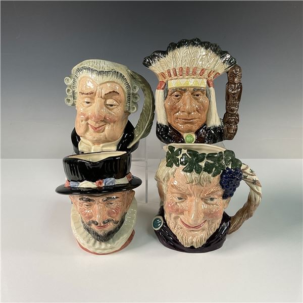 4pc Royal Doulton Large Character Jugs