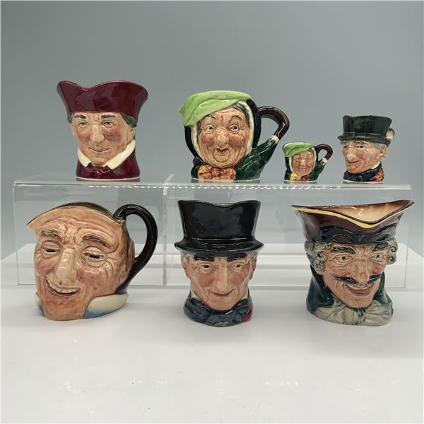 7pc Royal Doulton Character Jugs
