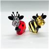 Image 1 : Swarovski Crystal Lovlots Figurines Ladybug & Bumblebee Mo