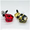 Image 3 : Swarovski Crystal Lovlots Figurines Ladybug & Bumblebee Mo