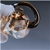 Image 5 : Swarovski Crystal Amber Cat Figurine w/ Box