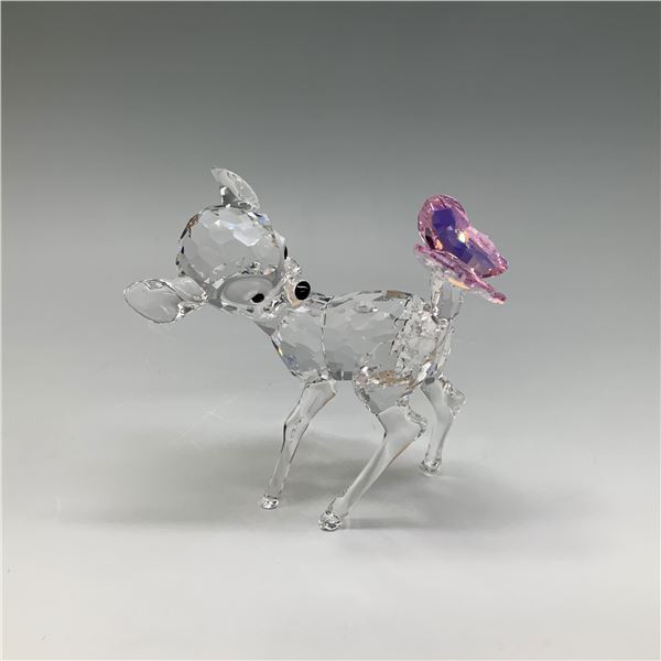 Swarovski Disney Crystal Figurine, Bambi with Butterfly