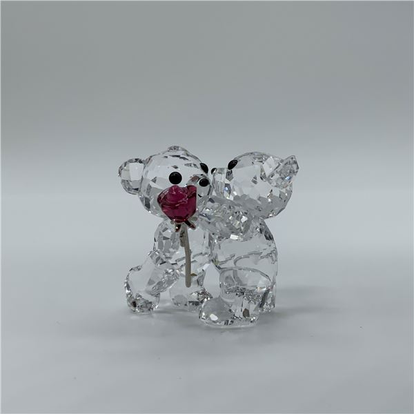 Swarovski Crystal Figurine Kris Bear, A Rose for You 1077419