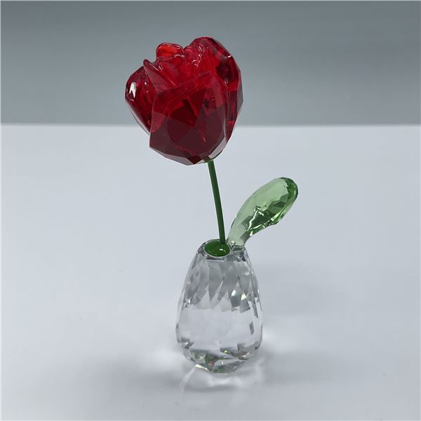 Swarovski Crystal Figurine, Flower Dreams Red Rose