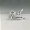 Image 2 : Swarovski Crystal Rose Figurine, Large 174956, with Box