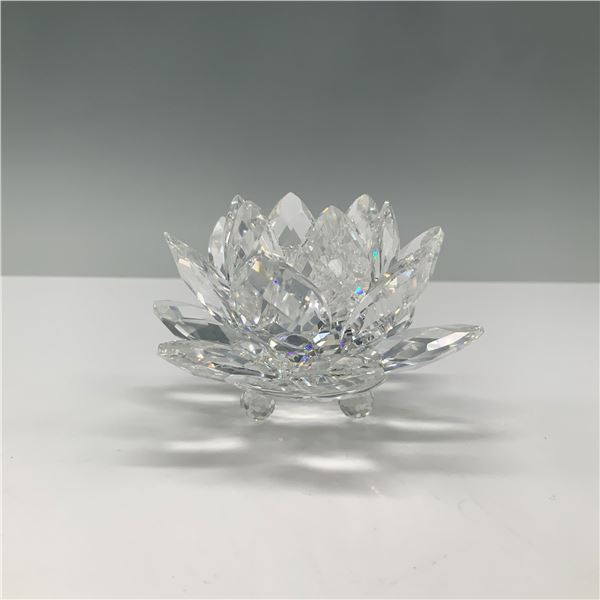 Swarovski Crystal Water Lily Candleholder with Original Box