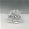 Image 1 : Swarovski Crystal Water Lily Candleholder with Original Box