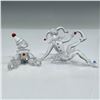 Image 1 : 2pc Swarovski Crystal Jester & Puppet Clown Figurines