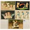 Image 4 : Holiday Greeting Angel Postcards 30+