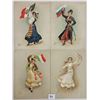 Image 2 : Turkish Trophies Tobacco International Lady Trade Cards 25