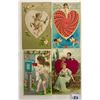 Image 1 : Valentine's Day Holiday Greeting Postcards 38