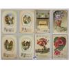 Image 4 : Album of Approx. 90 Airbrushed Greetings & Holiday Postcards