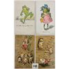 Image 1 : Group of 10 Frogs & Pigs Fantasy Greeting Postcards