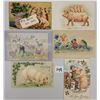 Image 2 : Group of 10 Frogs & Pigs Fantasy Greeting Postcards