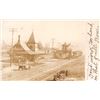 Image 1 : Real Photo Thurmont, Maryland Train Depot Railroad Postcard
