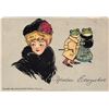 Image 6 : 11 Frog In Your Throat Company Fantasy Ladies & Dressed Frog Private Mailing Postcards