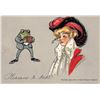Image 7 : 11 Frog In Your Throat Company Fantasy Ladies & Dressed Frog Private Mailing Postcards
