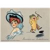 Image 9 : 11 Frog In Your Throat Company Fantasy Ladies & Dressed Frog Private Mailing Postcards