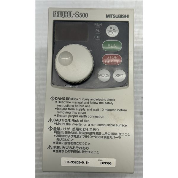 Mitsubishi #FR-S520E-0.4K Inverter