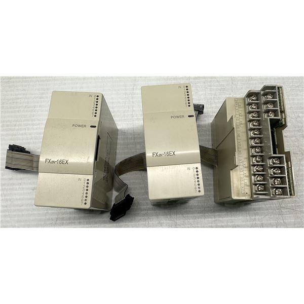 (3) Mitsubishi #FX2N-16EX Programmable Controllers