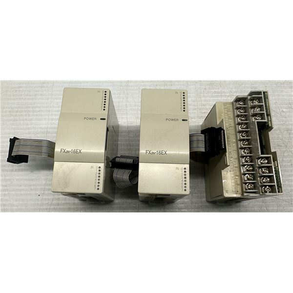 (3) Mitsubishi #FX2N-16EX-ES/UL Programmable Controllers