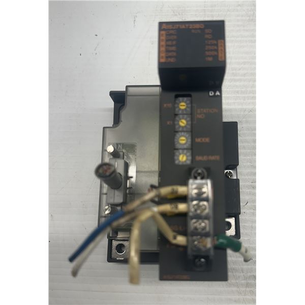 Mitsubishi #A1SJ71AT23BQ Data Link Unit w/#QA1S51B Base Unit