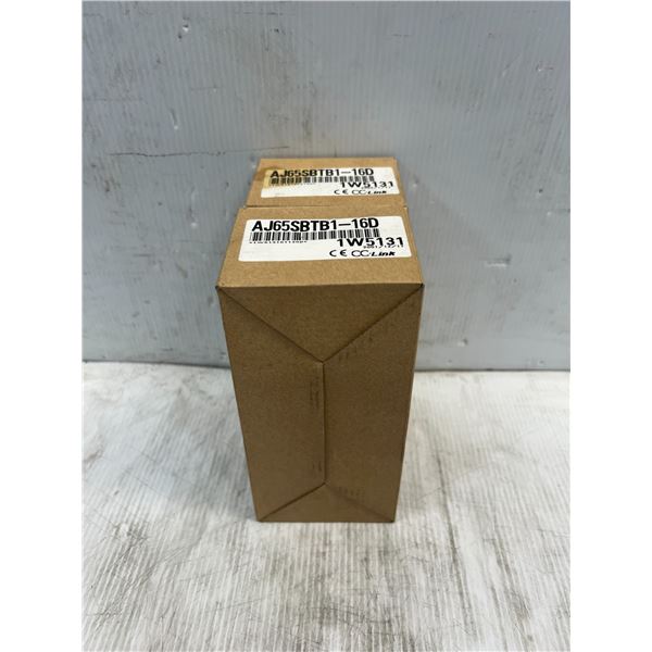 (2) Mitsubishi #AJ65SBTB1-16D Input Units