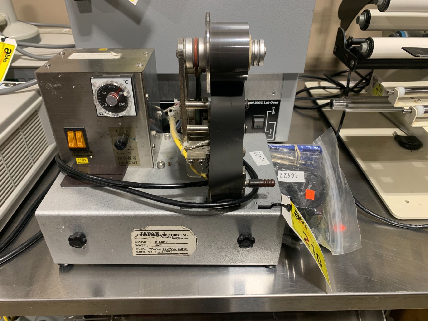 JAPAK DH-8DMS COMMERCIAL TABLE TOP VARIABLE SPEED 110V ELECTRIC INLINE ...