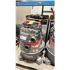 Image 1 : RIGID 11.5AMPS 2 STAGE MOTOR INDUSTRIAL WET/DRY SHOP VAC WITH BOX OF ASSORTED BAGS &