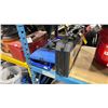 Image 1 : BIN OF ASSORTED BRAKE PADS, CENTRAL MICROMETER SET, QUIK DRIVE ATTACHMENT PARTS IN CASE