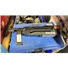 Image 4 : BIN OF ASSORTED BRAKE PADS, CENTRAL MICROMETER SET, QUIK DRIVE ATTACHMENT PARTS IN CASE