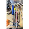 Image 4 : ASSORTED CALKING GUNS, PAINT MIXING ATTACHMENTS, SMALL ELECTRIC HEATER & DRILL ATTACHMENTS
