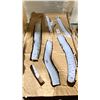 Image 2 : FAUX BIRCH GAS FIREPLACE SET, FAUX CHARCOAL ROCKS & DECORATIVE GLASS