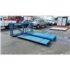 Image 4 : 4 - 106"H X 47"W BLUE PALLET RACKING UPRIGHTS, 12 - 96"L X 2 1/4"W BLUE PALLET RACKING CROSSBARS &