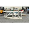 Image 2 : 2 - 103"H X 42"W WHITE PALLET RACKING UPRIGHTS, 2 - 100"H X 42"W WHITE PALLET RACKING UPRIGHTS, 2 -