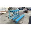 Image 2 : 2 - 95"H X 42"W BLUE PALLET RACKING UPRIGHTS, 2 - 74 1/2"H X 42"W BLUE PALLET RACKING UPRIGHTS & 5
