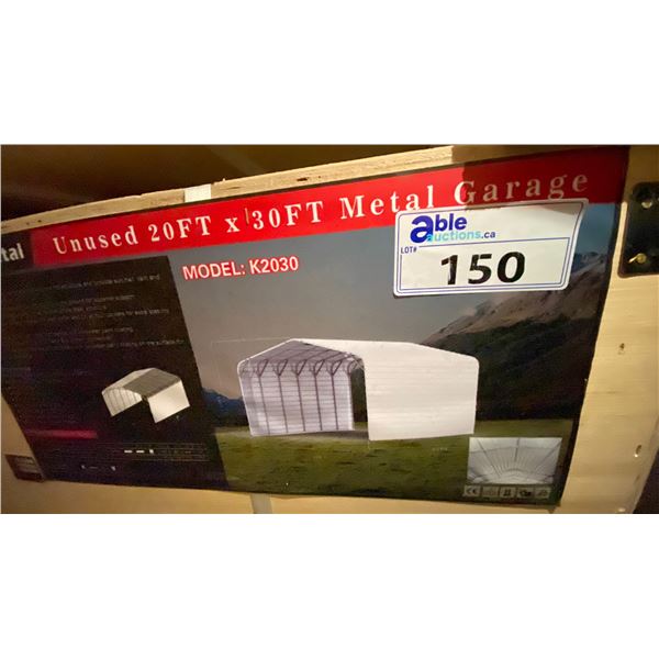 ALL METAL K2030 30'L X 20'W X 14'H METAL GARAGE