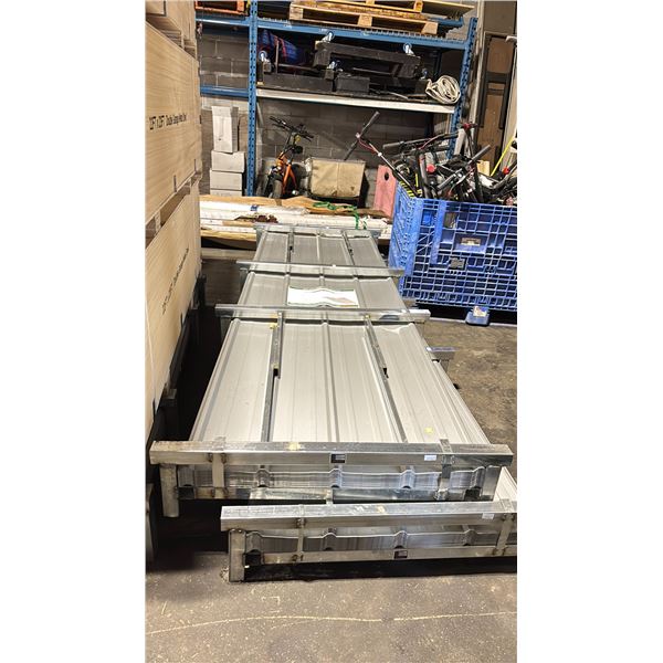 ALL METAL K0311 10'L GALVALUME CORRUGATED STEEL PANELS - 100 PCS