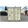 Image 2 : BEIGE 20' 67,200 MAX CAPACITY INDUSTRIAL TRANSPORT CONTAINER WITH DUAL SWING REAR DOORS &