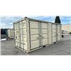 Image 3 : BEIGE 20' 67,200 MAX CAPACITY INDUSTRIAL TRANSPORT CONTAINER WITH DUAL SWING REAR DOORS &
