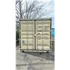 Image 2 : BEIGE 20' 67,200 MAX CAPACITY INDUSTRIAL TRANSPORT CONTAINER WITH DUAL SWING REAR DOORS