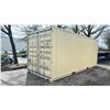 Image 3 : BEIGE 20' 67,200 MAX CAPACITY INDUSTRIAL TRANSPORT CONTAINER WITH DUAL SWING REAR DOORS