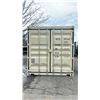Image 2 : BEIGE 20' 67,200 MAX CAPACITY INDUSTRIAL TRANSPORT CONTAINER WITH DUAL SWING REAR DOORS