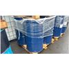 Image 2 : 4 BLUE INDUSTRIAL METAL EMPTY BARRELS WITH LIDS