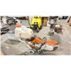 Image 2 : STIHL TS 800 GAS POWERED COMMERCIAL PORTABLE CHOP SAW WITH STIHL WALK BEHIND WET SAW CART